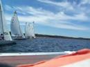 E-Scow starting line E-Scow starting line
