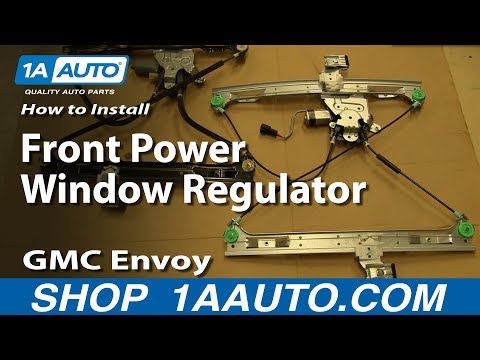 How To Install Replace Front Power Window Regulator 2002-09 GMC Envoy