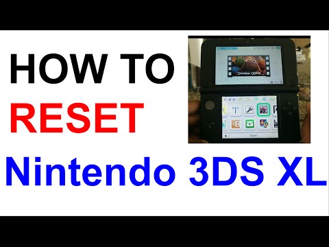 how to reset the nintendo 3ds