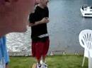 quincy jones attempting the infamous gallon of milk challenge out at the lake, with chocolate milk of course!