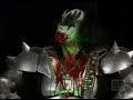 Gene Simmons spitting blood in Farewell Tour