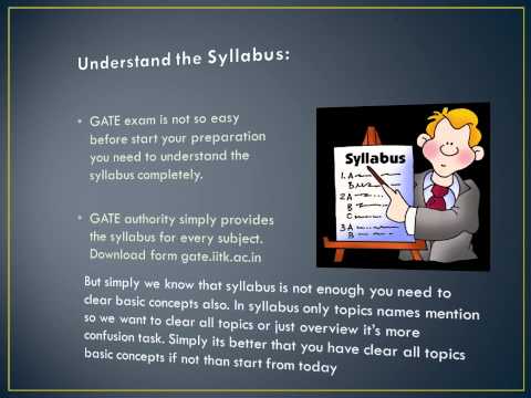 how to prepare for a gate exam