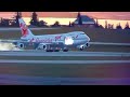 FSX Landing at KSEA 34L B747-200 tower view