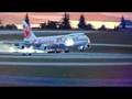 FSX Landing at KSEA 34L B747-200 tower view