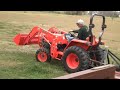 A New Kubota Tractor