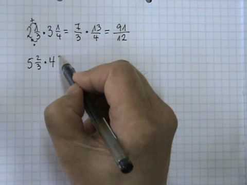 Vídeos Educativos.,Vídeos:Multiplicar números mixtos 2