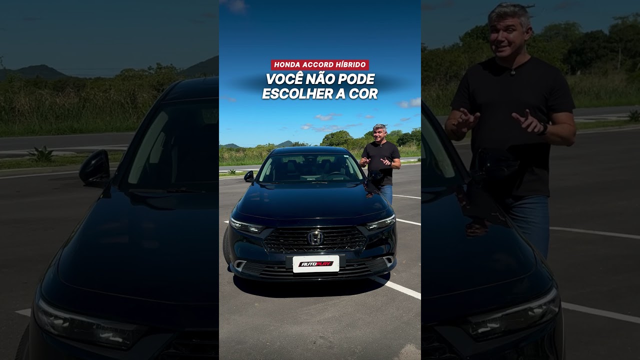 😳 Você não pode escolher a cor do Honda Accord Híbrido