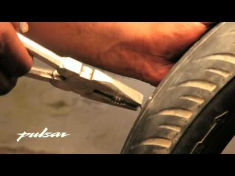 how to repair tyre puncture bike