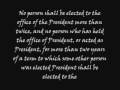 THE CONSTITUTIONS ARTICLES OF AMENDMENTS 21-27