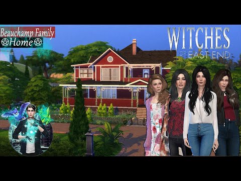 BEAUCHAMP FAMILY HOME part 2 (Witches of East End ) // The Sims 4 (Speed Build) + CC