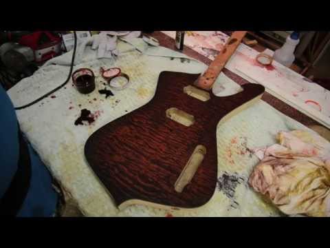 how to dye quilted maple