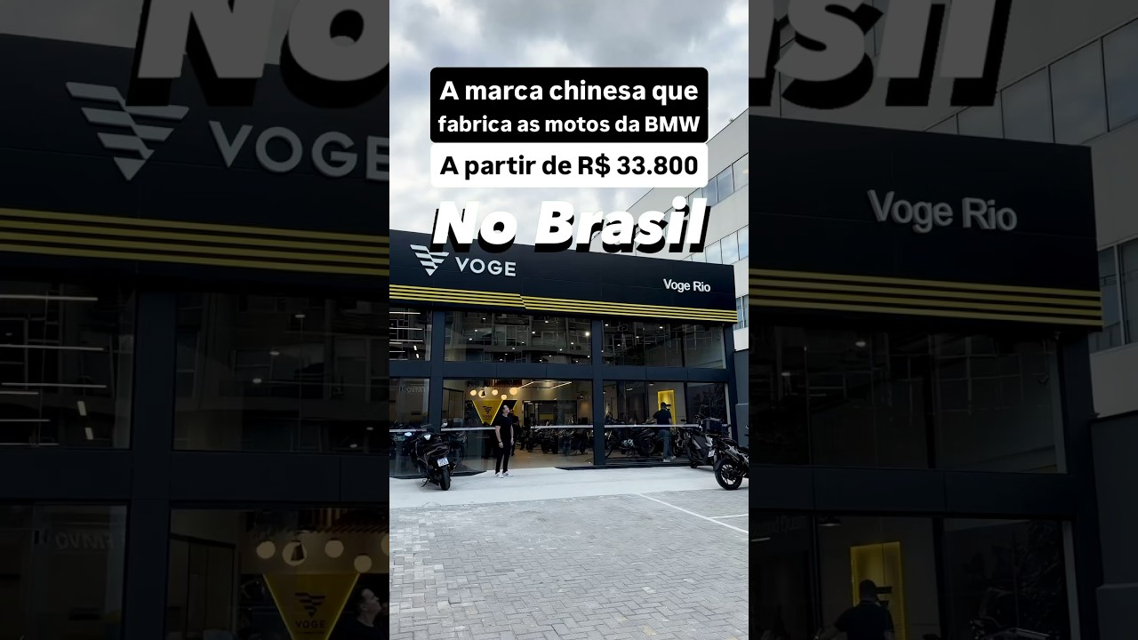 A marca chinesa que fabrica motos da BMW