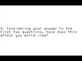 3 questions for all Youtubers* 3 questions for all Youtubers*