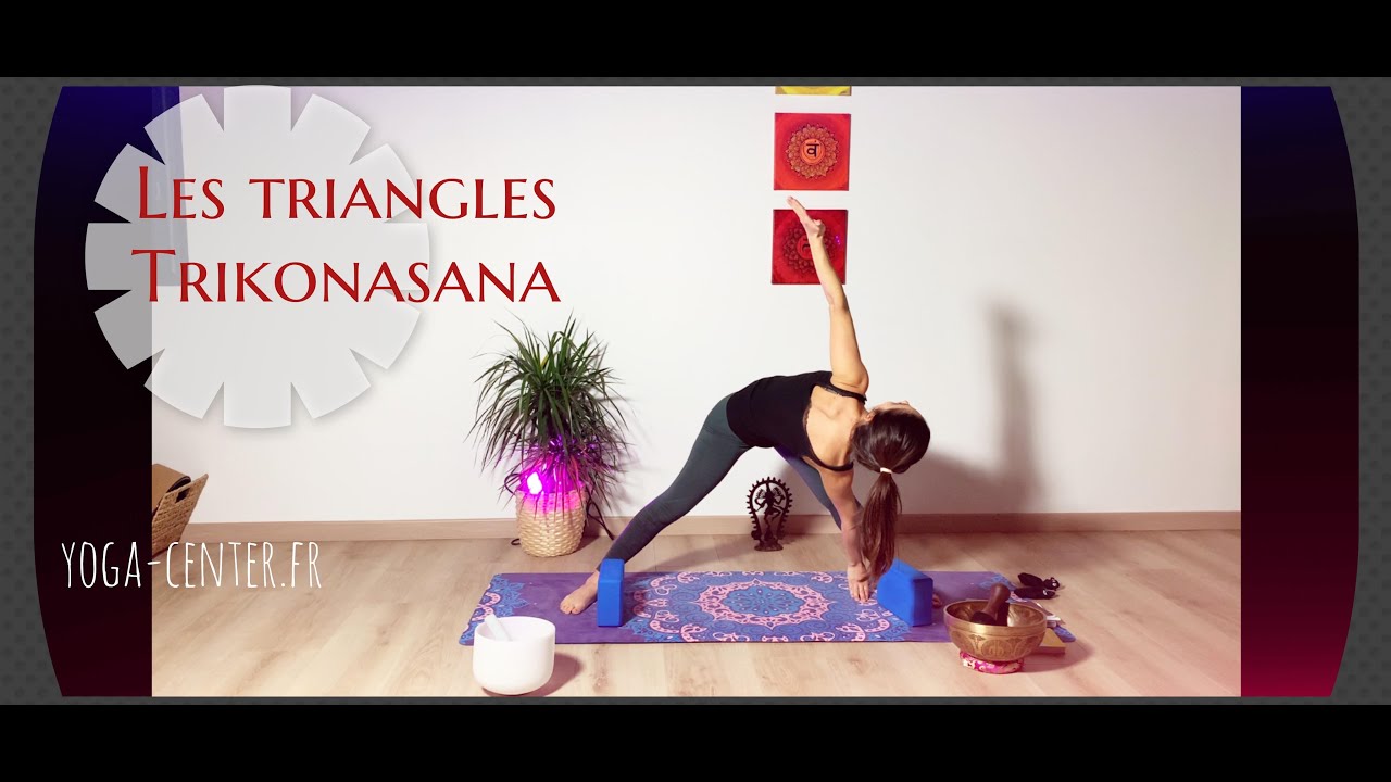 26-  Posture du triangle- Trikonasana : 1 minute de Yoga par Jour