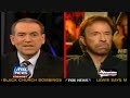 Huckabee and Chuck Norris FOX economic conspiracy exchange
