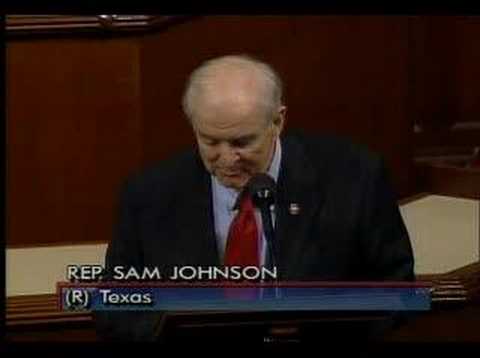 Congressman Sam Johnson (R-TX) Floor ...