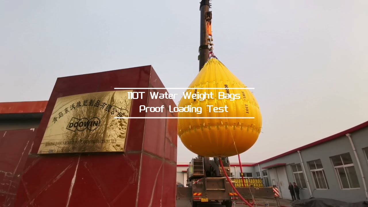 110T Water Weight Load Test Bag Proof Load Testing