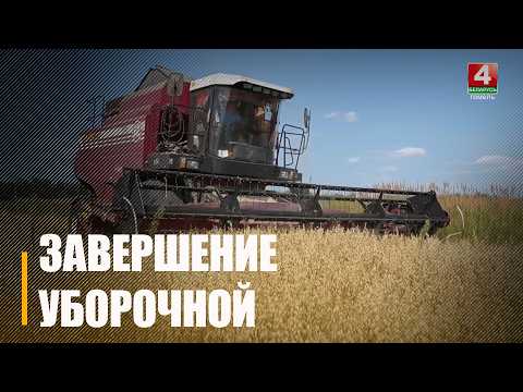 Уборочная кампания завершается на Гомельщине