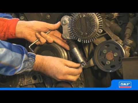 how to install a multi-v belt