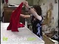Straightening Grain on Fluid Fabrics