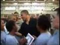 Barack Obama Drains 2nd, 3 pointer 4 the Troops,  Basketball