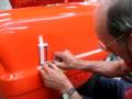 videos de Pintando las franjas laterales