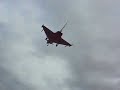 Eurofighter Typhoon low approach at RAF Coningsby