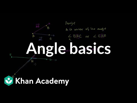 Geometry: Angles and intersecting lines