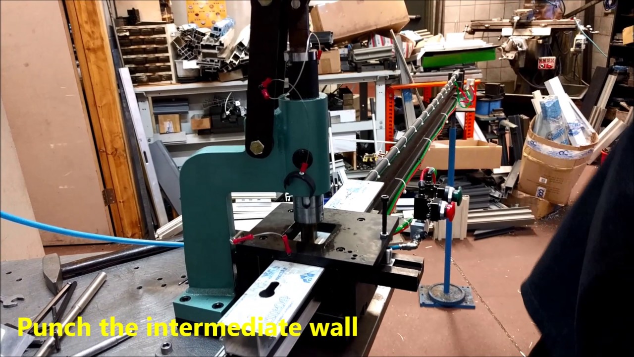 Manual Punch for Cylinder through Thermal Break.