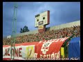 Kibice Widzewa swietujacy awans do 1 ligi