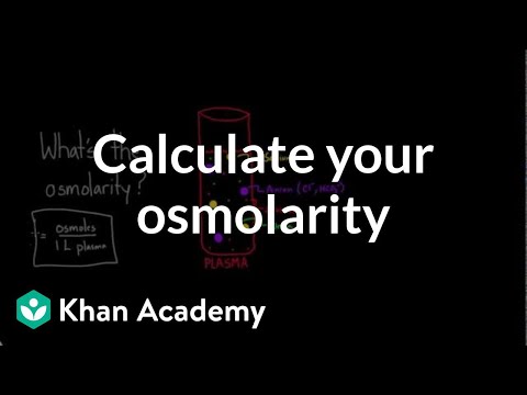 how to calculate osmolarity