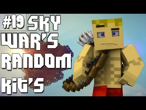 Minecraft Sky War's #19 RANDOM KIT'S A BOMBAR :D
