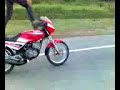 dangerous motocyle stunt