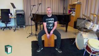 The Cajon Playing Position