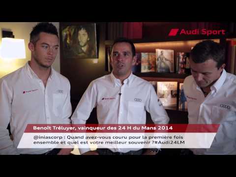 Benoît Tréluyer, vainqueur des 24H du Mans 2014, répond à @iniascorp