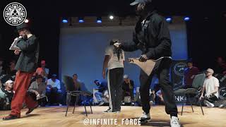 Iron Mike vs Breakz – INFINITE POPPING 2019 STYLES&CONCEPTS FIRST STAGE