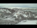 Aerial Video Snow Landscape