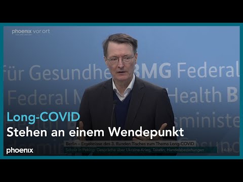 Bundesgesundheitsminister Prof. Karl Lauterbach (SPD) zu Long-COVID am 16.04.24