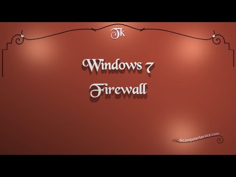 how to on firewall in windows 7