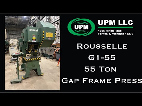 1995 ROUSSELLE G1-55 OBI / Gap Frame Press | Universal Press & Machinery (UPM) (1)