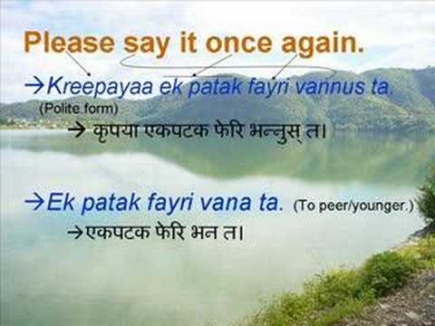 how to learn nepali