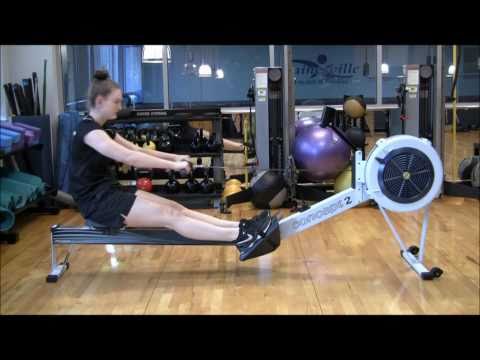 how to use the rowing machine