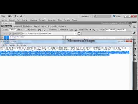 Crear webs para dispositivos móviles con dreamweaver cs 5.5