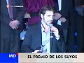 Bardem emocionado al recibir un nuevo premio