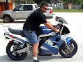 SLIP ON EXHAUST ON GSXR 1100 1993 SLIP ON EXHAUST ON GSXR 1100 1993