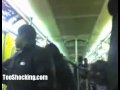 Crazy Lady Shouts At Ass Grabber On The Subway