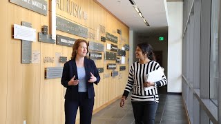 Professor Donna Shestowsky Discusses Research and Interdisciplinary Work, with LL.M. Student Rasangi from Sri Lanka