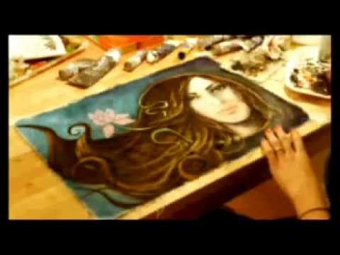 how to acrylic paint on fabric