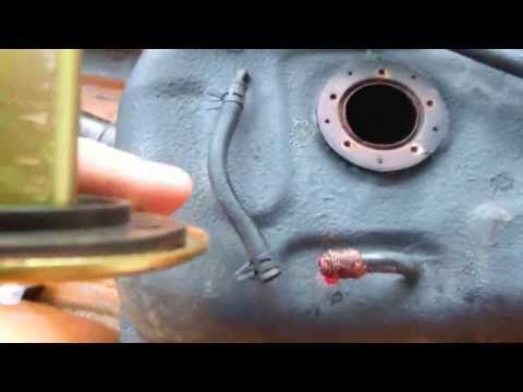 Suzuki Samurai Gas Tank Clean out & coat & Install 2 of 2