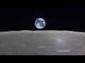 KAGUYA taking "Full Earth-rise" by HDTV (Apr. 5, 2008) [HD]